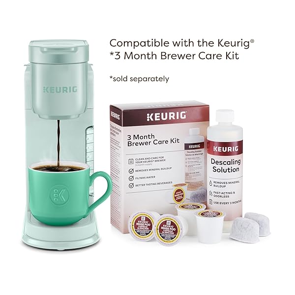 KEURIG K-EXPRESS SINGLE SERVE K-CUP POD COFFEE MAKER, 3 BREW SIZES, STRONG BUTTON FEATURE, 42OZ REMOVABLE RESERVOIR, MINT
