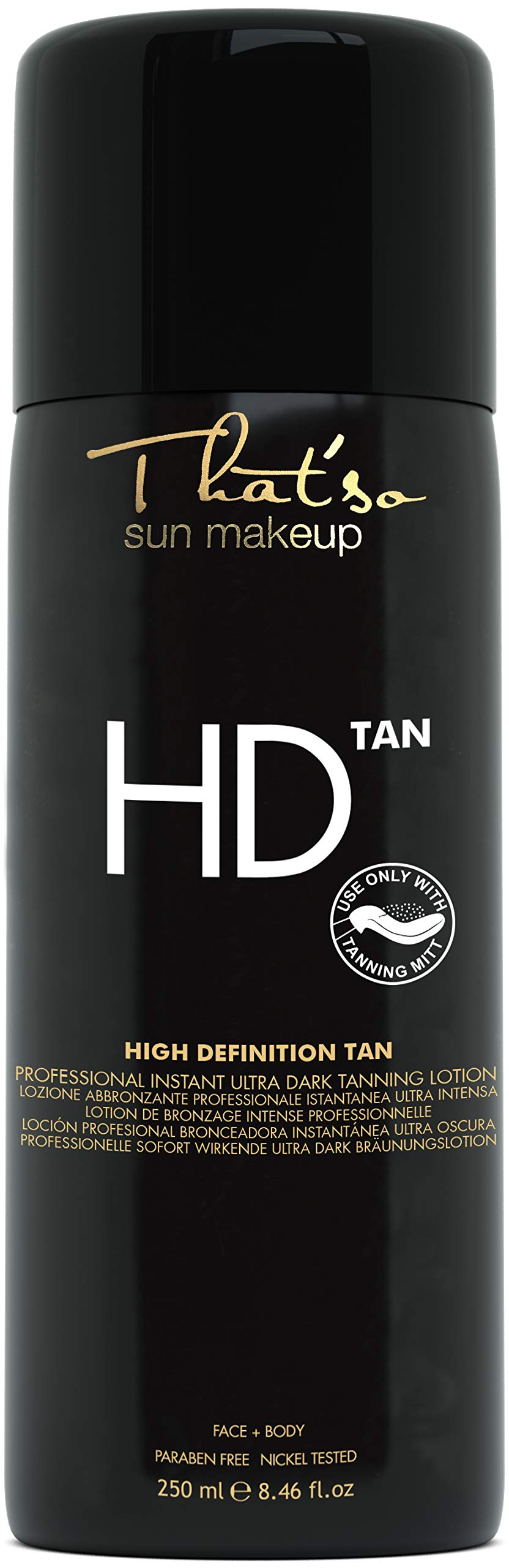 That'so HD Tan - Intense Bronze - Dark Self-Tanning - 250 ml
