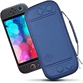 sisma Slim Carrying Case Compatible with Nintendo Switch 2, Hard Shell Protection Portable Travel Protective Case Accessories Storage & 12 Game Card Holders, Blue