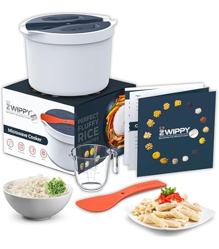 Cuenco Para Cocinar Arroz Al Microondas De 2L - Con Tapa, Colador Y Cuchara, Verde, Sin BPA