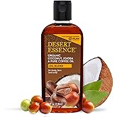Desert Essence Organic Coconut, Jojoba, and Coffee Oil Blend