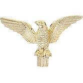 VANZACK Eagle Head Flagpole Topper Patriotic Flag Pole Top Decorative Finial Flag Head Replacement Ornament for Outdoor Indoor 4th of July Party Decor
