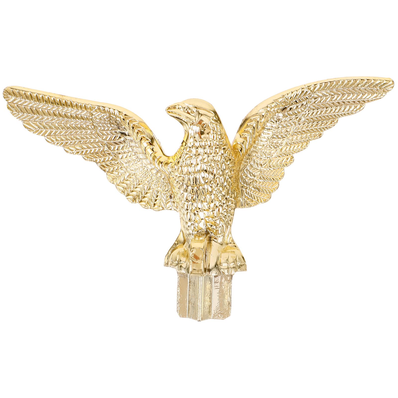 Photo 1 of Toddmomy Gold Flag Pole Eagle Topper Ornament Outdoor Decor Eagle Flag Topper Outdoor Flag Finial Topper Ornament for Telescopic Pole Yard Outdoor