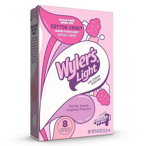 WYLER’S LIGHT SINGLES TO GO POWDER PACKETS, WATER...