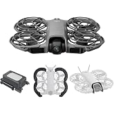 DJI Neo2(Drone Only)with Light Landing Gear, Propeller Guard, Gimbal Bumper | Lightweight 4K Drone With Camera, Palm Takeoff &amp; Landing, Gesture Control, ActiveTrack, Omnidirectional Obstacle Sensing