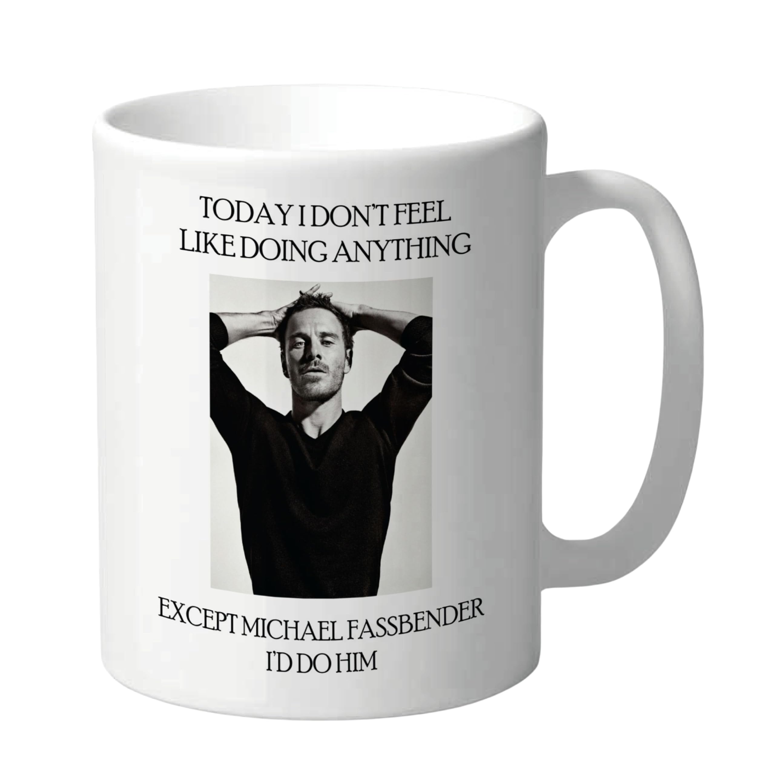 Cheeky Chos Mug - I Would do Michael Fassbender - Novelty Gift Her Female Celebrity Heartthrob Gift for Her