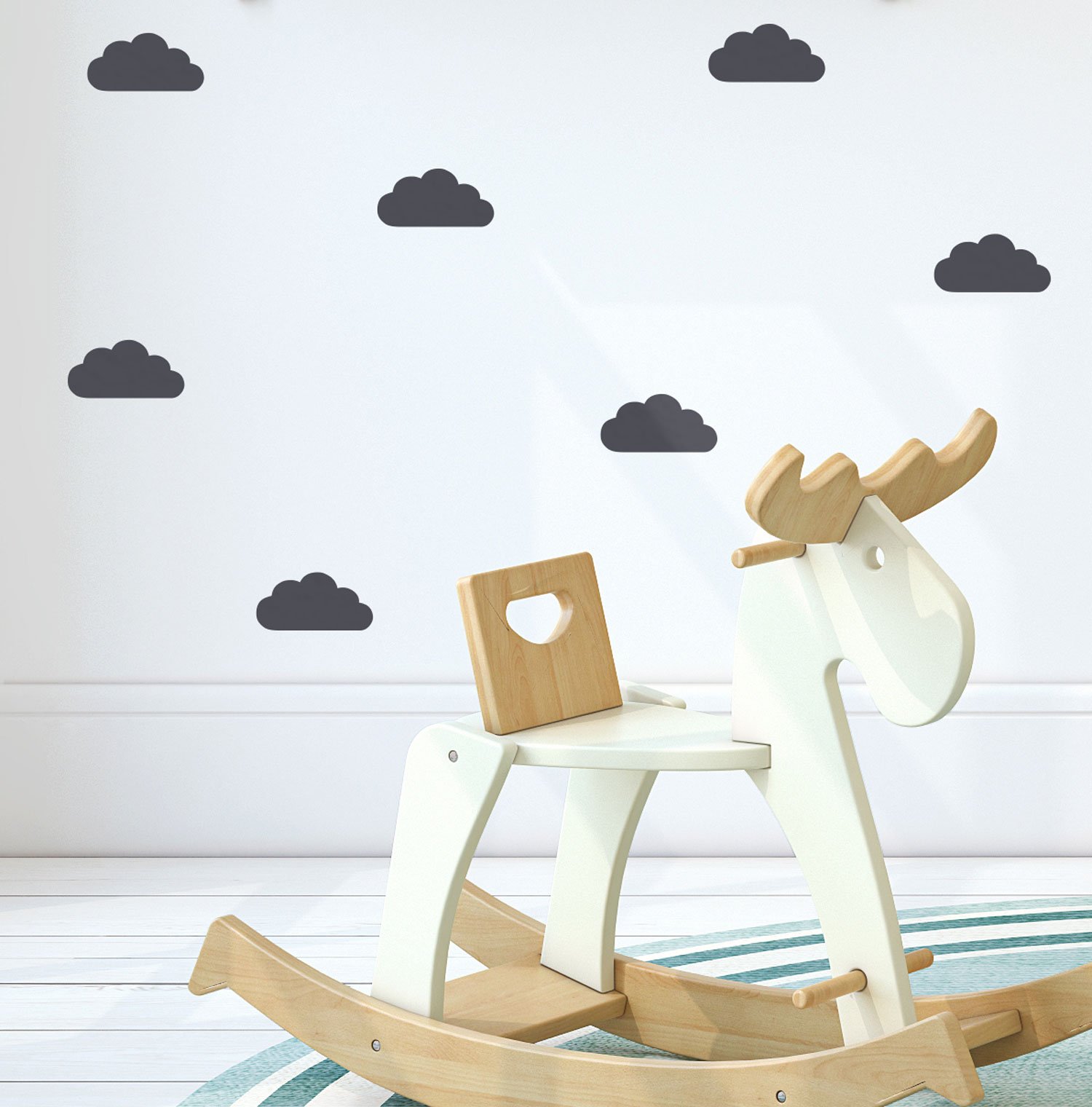 Cloud wall stickers | Mini and regular size | Lots of colours options | Perfect for a baby's nursery or child's bedroom