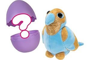 Adopt Me! 5” Surprise Plush - 12 Styles - Series 5 - Exclusive Virtual Item Code Included - Fun Collectible Toys for Kids Featuring Your Favorite Pets, Ages 6+