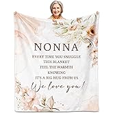 BDASWLY Nonna Gifts, Gifts for Nonna, Nonna Birthday Gifts, Nonna Blanket 60" x 50", Nonna Gifts for Grandma, Nonna Gifts from Grandkids, Nonna Gifts for Mother's Day, Nonna Gifts for Christmas