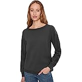 Mod-O-Doc womens Long Sleeve Reverse Seams Sweatshirt