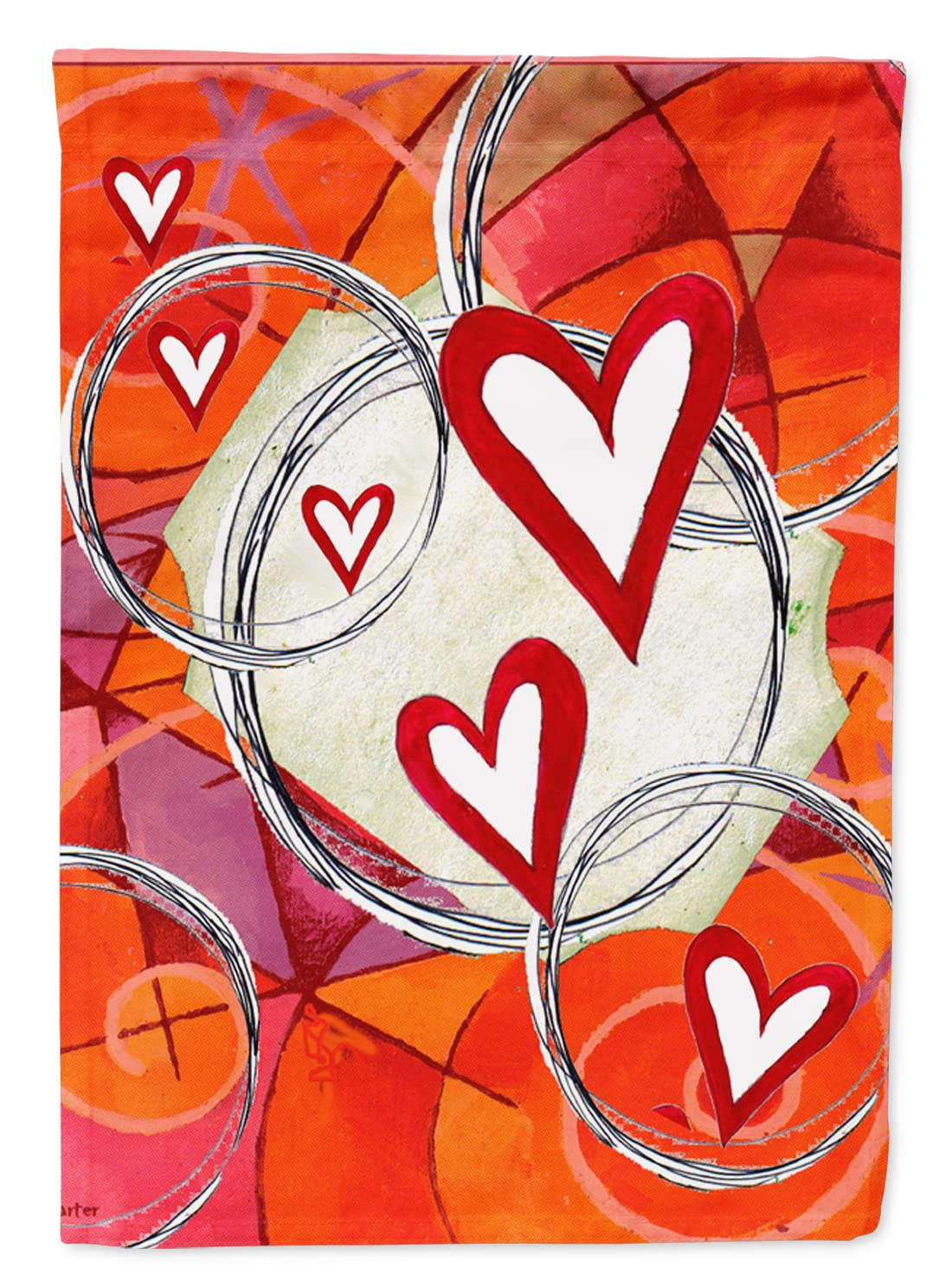 Circle of Love Valentine's Day Flag Garden Size PJC1038GF
