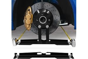 XIEKRAB Upgraded Heavy-Duty Steel Wheel Alignment Tool Kit, Collapsible Toe Alignment Tool Plates for Car/Trucks/SUVs, Enhanced Compatibility 2 Tool Plate, 2 Tape Measures.