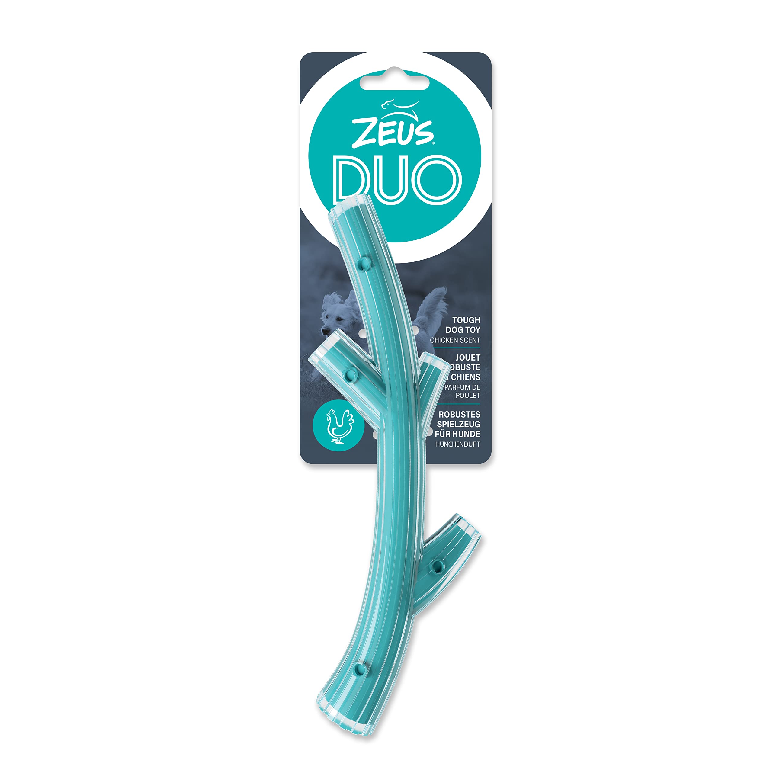 Zeus Duo Stick, 23cm (9in), Turq Chicken — image 1
