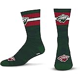 For Bare Feet NHL unisex-adult 4 Stripe Deuce Crew Nhl
