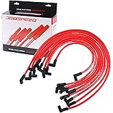 JDMSPEED New 10.5mm Spark Plug Wire Set Replacement for HEI SBC BBC 350 383 454 Electronic