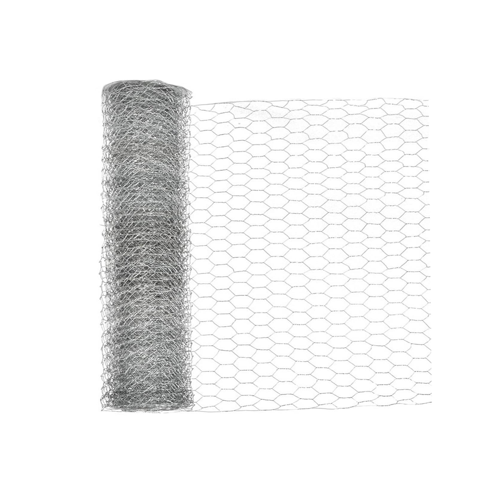 5m Galvanized Wire Mesh - Chicken & Hardware Mesh Poultry Netting for Craft Work & Animal Enclosure