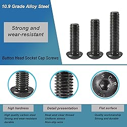 Joamang M6 x 8mm 12mm 16mm 20mm 25mm Button Head
