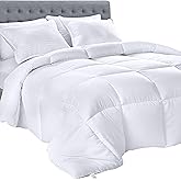 Utopia Bedding Comforter – All Season Comforter King Size – White Comforter King - Plush Siliconized Fiberfill - Box Stitched