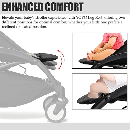 Baby Leg Rest with Padded Cover Compatible with Babyzen YOYO