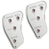 Watayo Wheel Baseball Umpire Clicker, Umpire Indicator Gear, Practical Baseball Counter Clicker for Scorekeeper Recording Outs &amp; Innings Balls