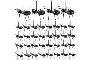 36Pcs Ant Toothpicks, Reusable Plastic Toothpicks, Cute Food Picks Dessert Fork for Bug Themed Birthday Party Halloween Party