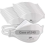 3M 9210 Standard N95 Aura 9210+ Disposable Particulate Respirator with Adjustable Nose Clip - Meets NIOSH and OSHA Standards 