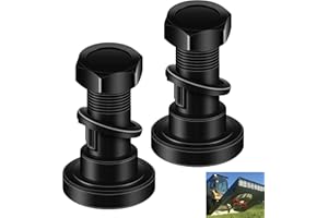 EZYPAK 2 Pack Rotary Cutter Blade Bolt Kit 63607 Compatible with Bush Hog, with Nuts and Lock Washers, Replaces: 802-263C, 802-277C, 7919, 252BH, 20322