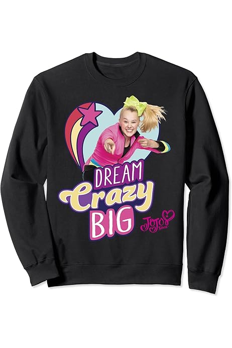 Amazon.com: Nickelodeon JoJo Siwa Dream Crazy Big Sweatshirt : Clothing,  Shoes \u0026 Jewelry