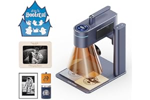 LaserPecker LP4 Dual-Laser Engraver, Portable 8K 240,000mm/min Engraving, Auto-Switch IR/Diode for Metal/Wood/Acrylic, Smart Screen Repeat & 160x120mm Area, Basic Set