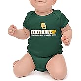 Little King NCAA Short Sleeve College Football Romper-100% Cotton-Size 0-3M 6M 12M 18M
