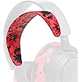 WC HeadbandZ Arctis Nova - Upgraded Silicone Headband for Arctis Nova Headsets by Wicked Cushions - Enhanced Flexibility, Comfort, and Style with Matching Earpad Designs| Red Camo