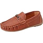 Josmo Boys’ Shoes – Casual Leatherette Moccasin Driving Loafers (Size: 5T-5 Big Kid)