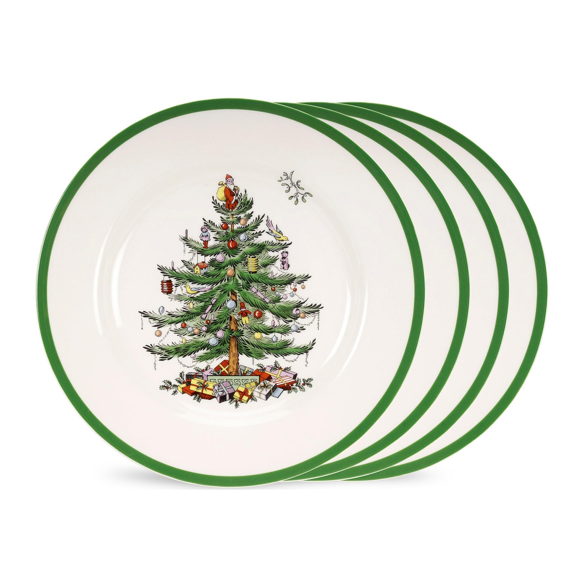 Spode Salad Plates, Ceramic, Multi-Colour, Set of 4