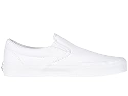 Vans Classic Slip On, True White, Size Men's 10.5