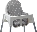 Messy Me High Chair Cushion for IKEA Antilop & BLANES, BeBe Style 2 in 1 view 1