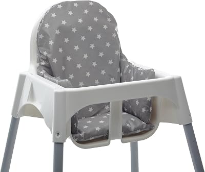 Messy Me High Chair Cushion for IKEA Antilop & BLANES, BeBe Style 2 in 1