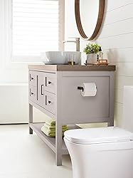 Amerock BH36081MB | Matte Black Single Post Toilet