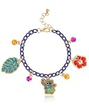 Disney Stitch Charm Bracelet for Women 6.5"+1", Fashion Jewelry Bracelet with Cr