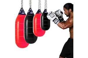 Ringside Hydroblast Water Heavy Bag - Large, Red - MMA Water Bag - Mixed Martial Arts - Adult