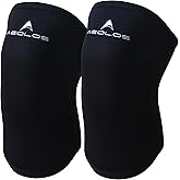 AEOLOS Knee Sleeves (1 Pair),7mm Compression Knee Braces for Heavy-Lifting,Squats,Gym and Other Sports(Large,22Black4)