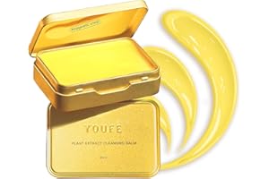 YOUFE Vitamin E Cleansing Balm (3oz) – Removes Waterproof Makeup & SPF, Hydrating, No Double Cleanse, Korean Oil-Based, Vegan, Travel-Friendly Tin with Magnetic Spatula, For All Skin Types