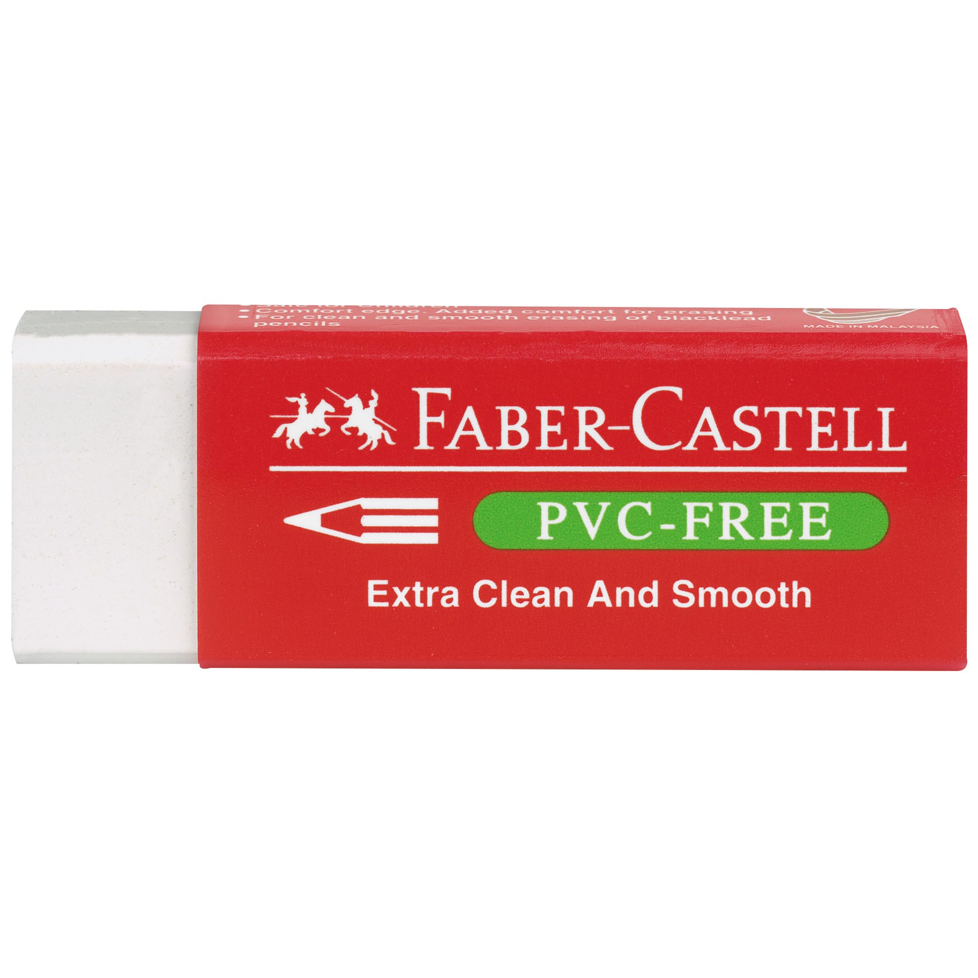 Faber-Castell Eraser PVC White 1pc (S)