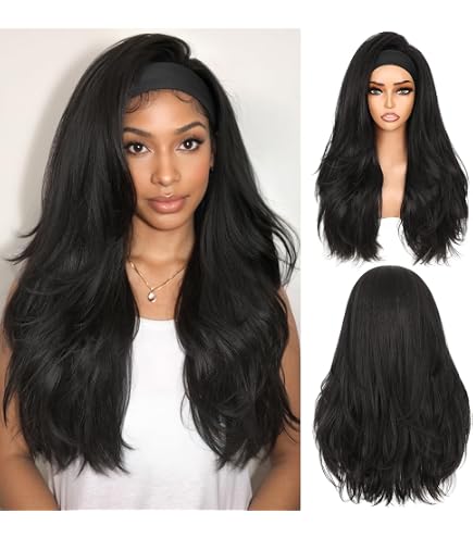 Amazon.com : SOKU Afro Curly Lace Front Wig Synthetic T Part  display picture 1