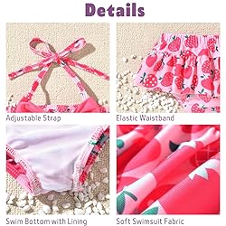 3 0-6 Months Infant Baby Girls Swimsuit Strawberry