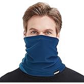 Meilzer Neck Gaiter, Winter Face Mask Cover, Fleece Windproof Cold Weather Scarf for Men, Women