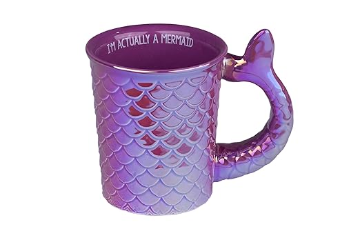 Tri-coastal Design Taza de té/café con Cola de Sirena: Hermosa ...