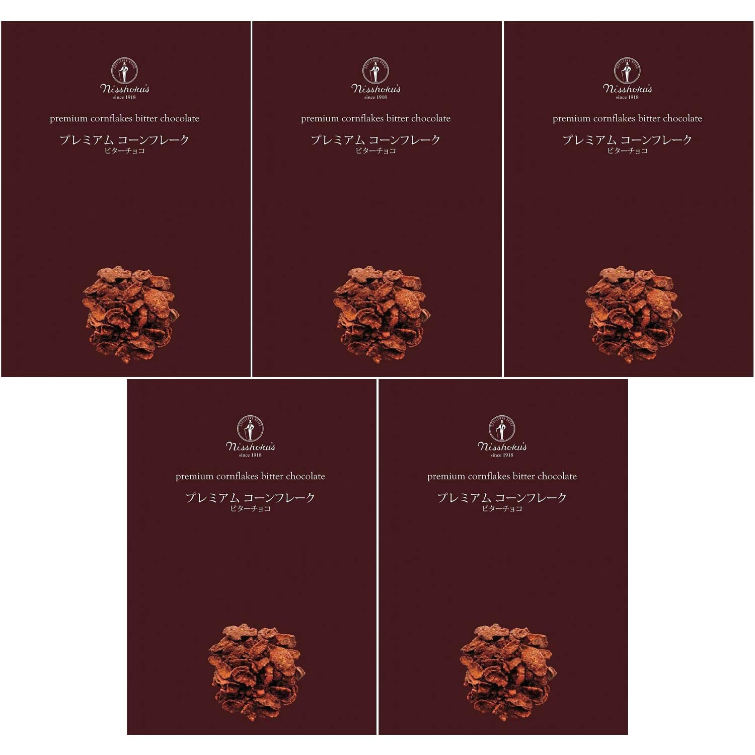 日食 プレミアムコーンフレーク ビターチョコ 215g×5個商品画像