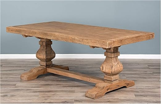 Inspiring Furniture LTD 2 m Wieder ELM Podest Esstisch: Amazon.de