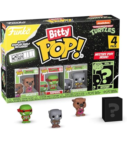 Funko Bitty POP! 4 Pack: Teenage Mutant Ninja Turtles (TMNT