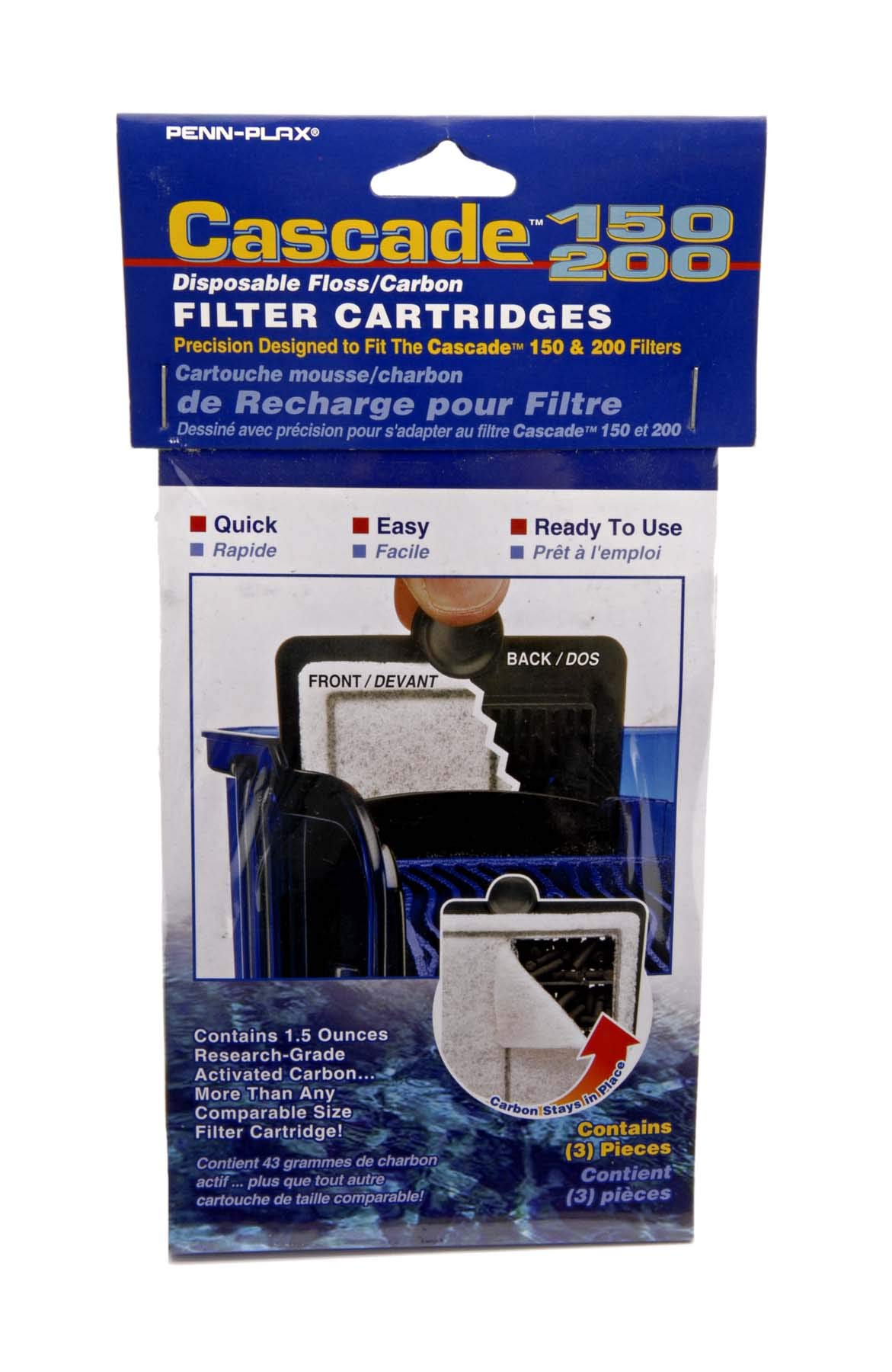 Penn-Plax Cascade Hang-on Power Filter Replacement